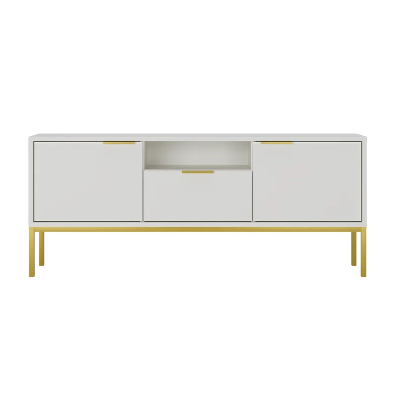 Meuble TV 135 cm Seattle Blanc