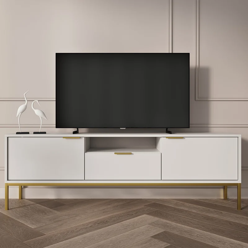 Meuble TV 175 cm Seattle Blanc