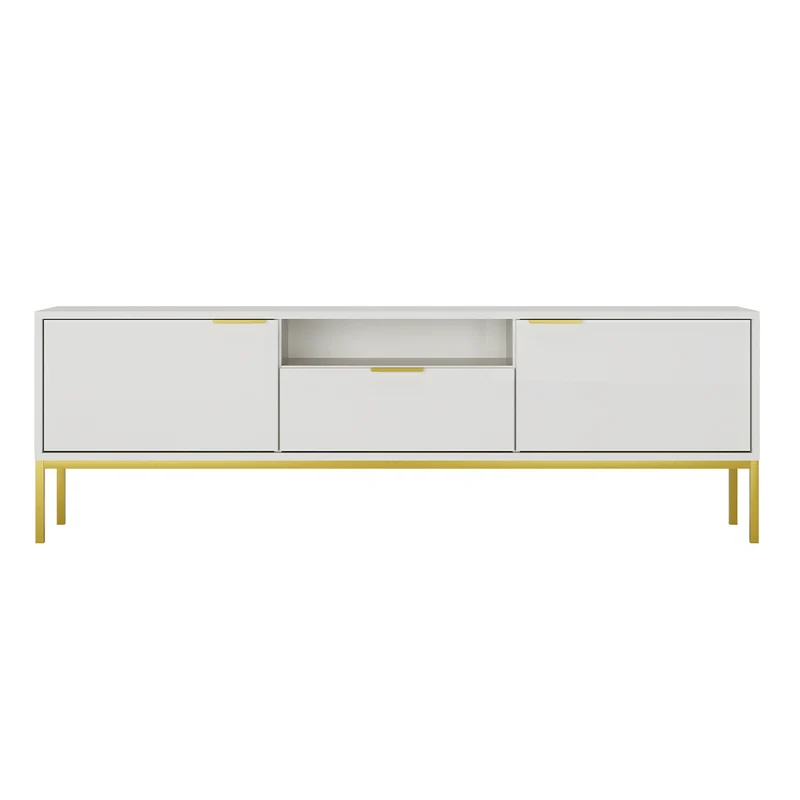 Meuble TV 175 cm Seattle Blanc