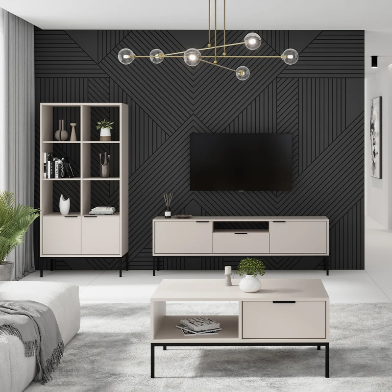 Meuble TV 175 cm Seattle Cachemire
