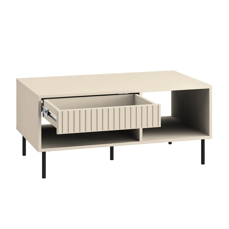 Table basse 1 tiroir Nova Cachemire