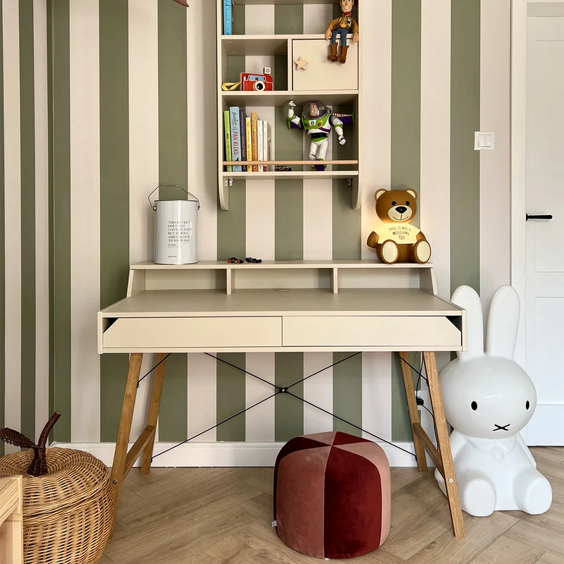 Bureau 2 tiroirs Bellamy Lotta Cachemire