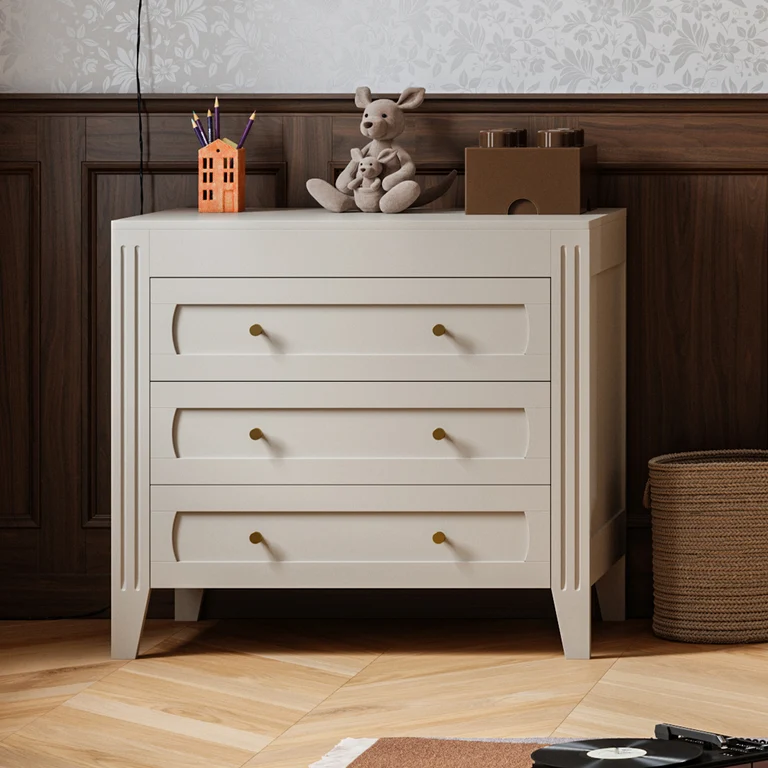 Commode 3 tiroirs Vox Milenne Cachemire