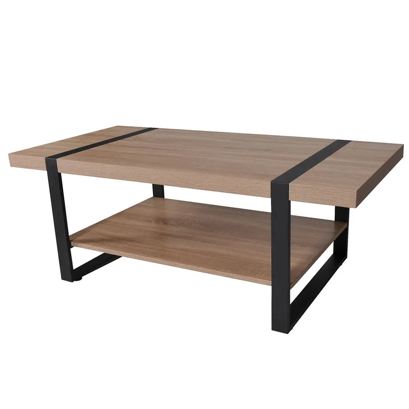 Table basse Olympe Bois et Noir