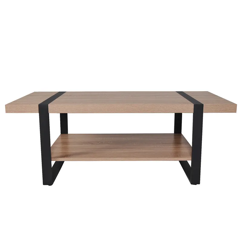 Table basse Olympe Bois et Noir