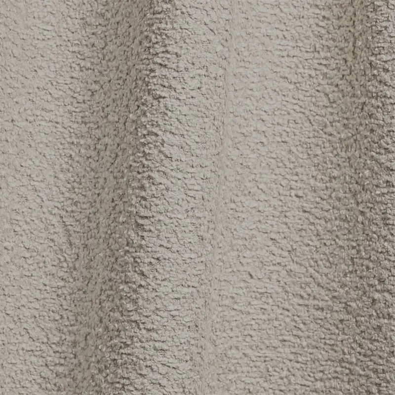 Lit coffre 160x200 sommier inclus Cloud tissu bouclette Beige