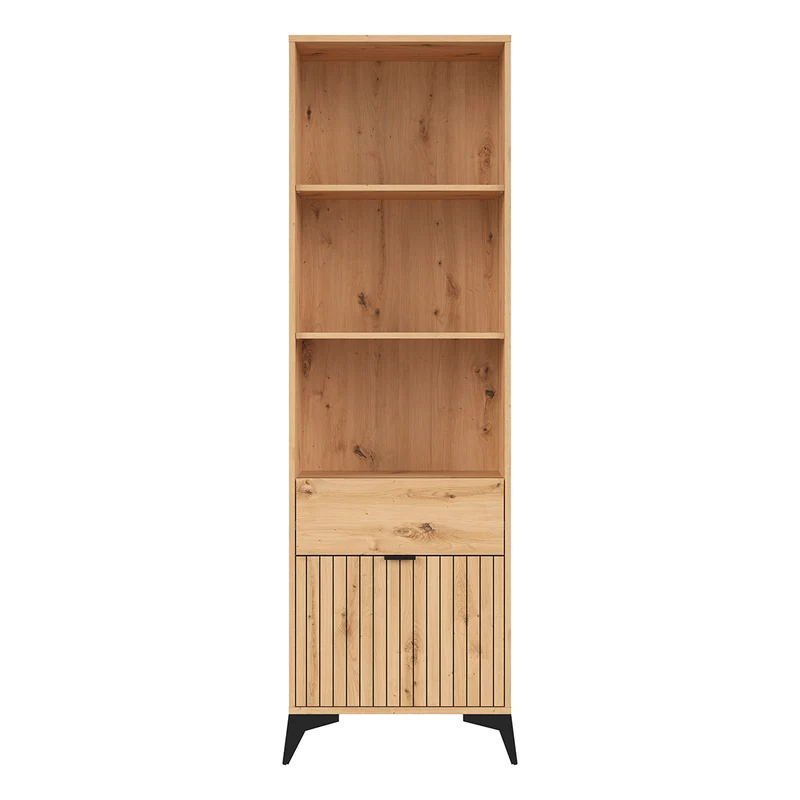 Bibliothèque 1 porte 1 tiroir Mao Bois