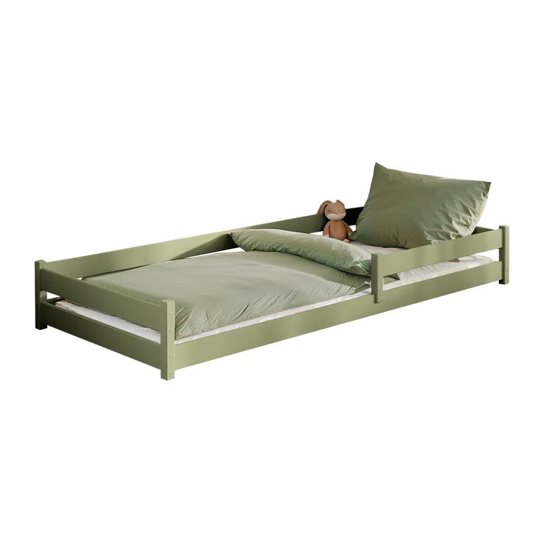 Lit au sol 90x200 sommier inclus Lily Olive