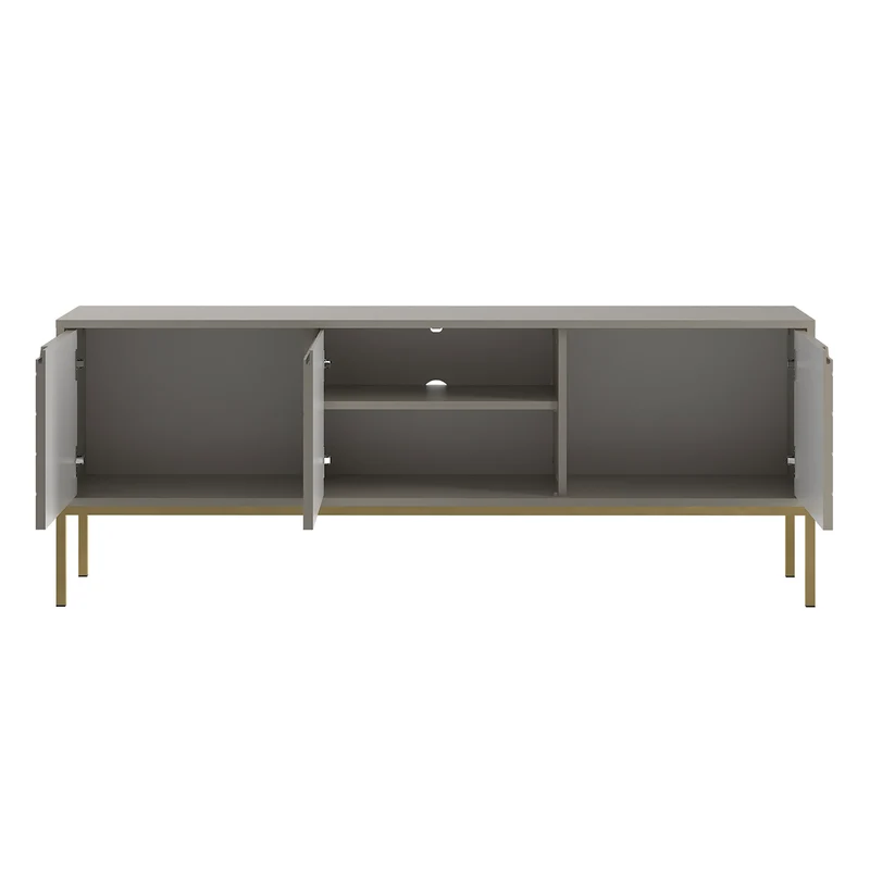 Meuble TV 3 portes 151 cm Daria Cachemire