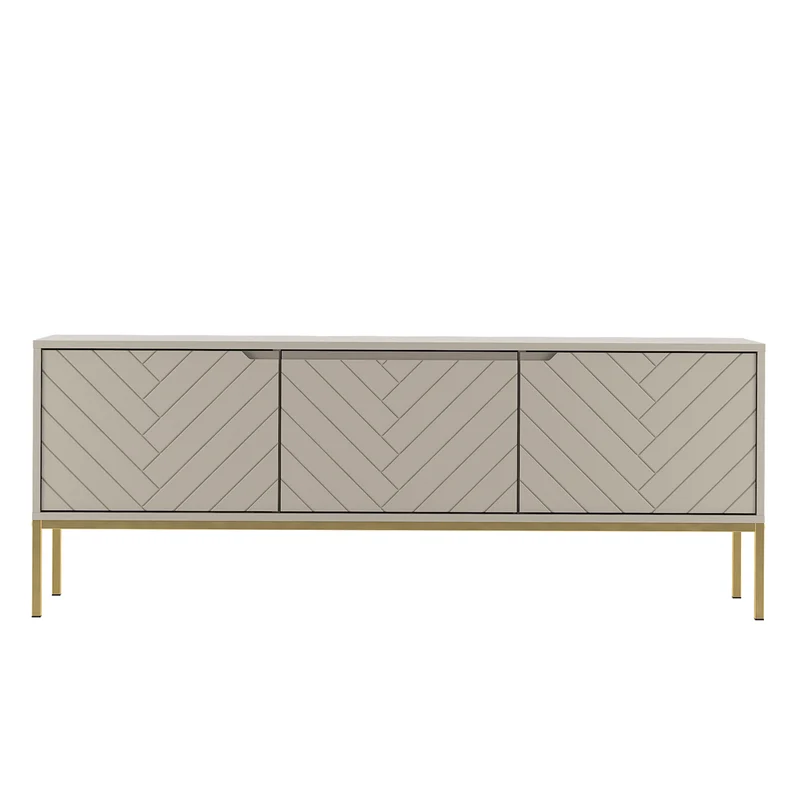 Meuble TV 3 portes 151 cm Daria Cachemire