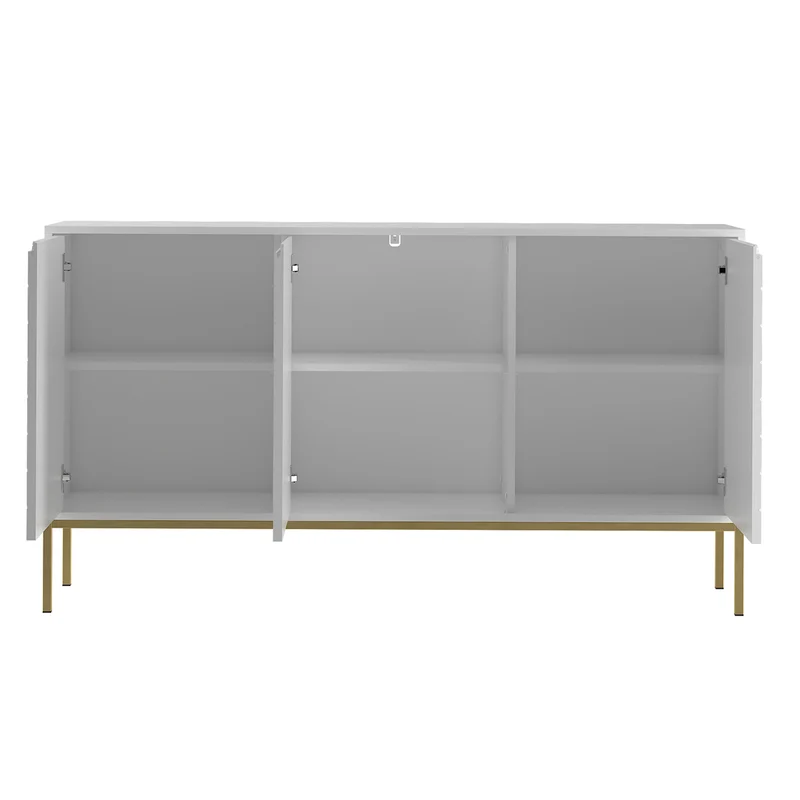 Buffet 3 portes Daria Blanc