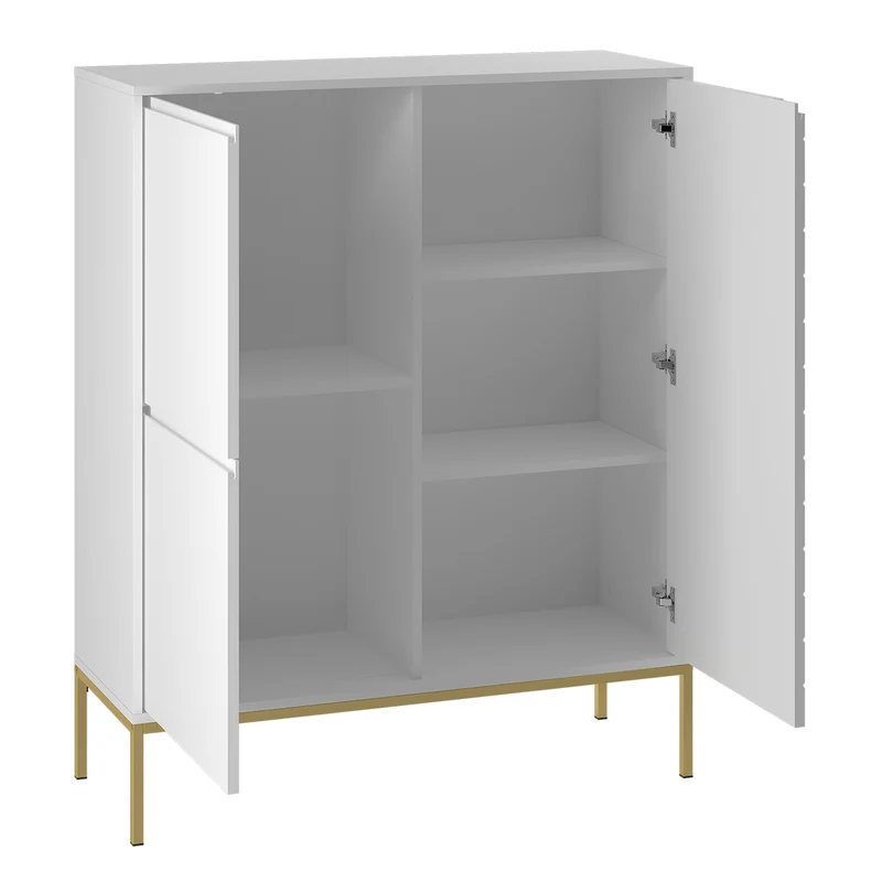 Buffet haut 3 portes Daria Blanc