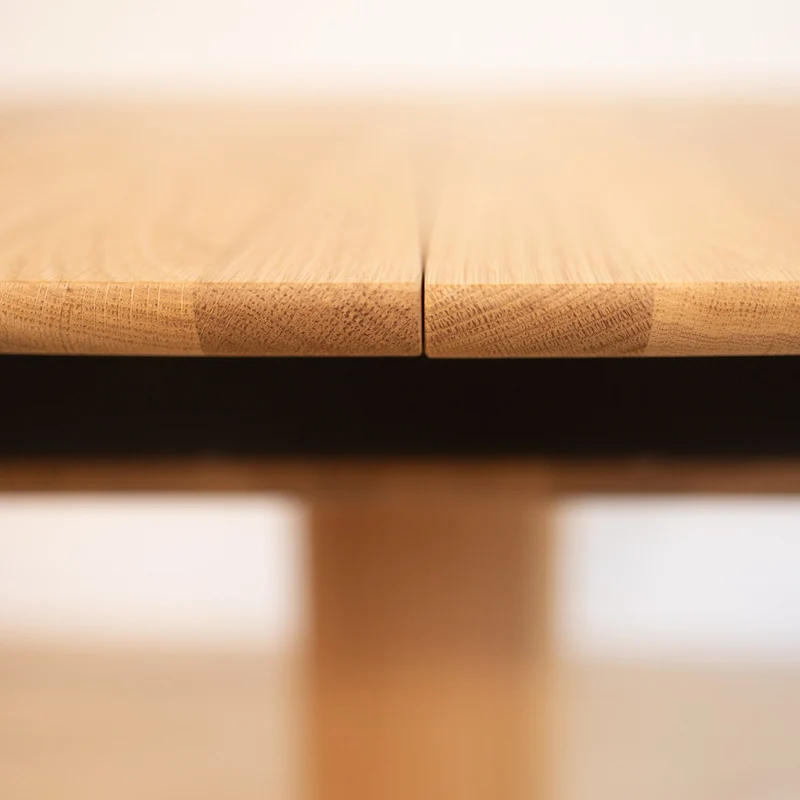 Table à manger extensible en chêne massif LUNA | VESKOR