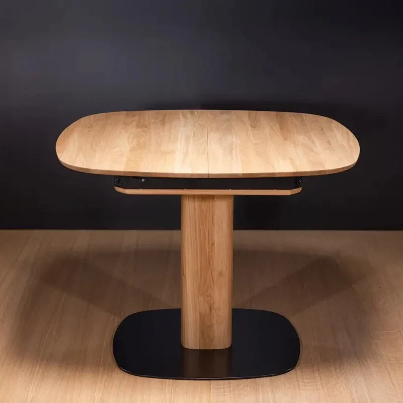 Table de salle à manger fixe en chêne massif LUNA | VESKOR