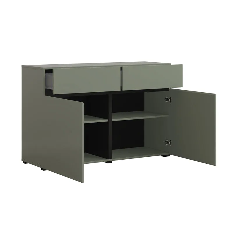 Buffet 2 portes 2 tiroirs Lilia Vert
