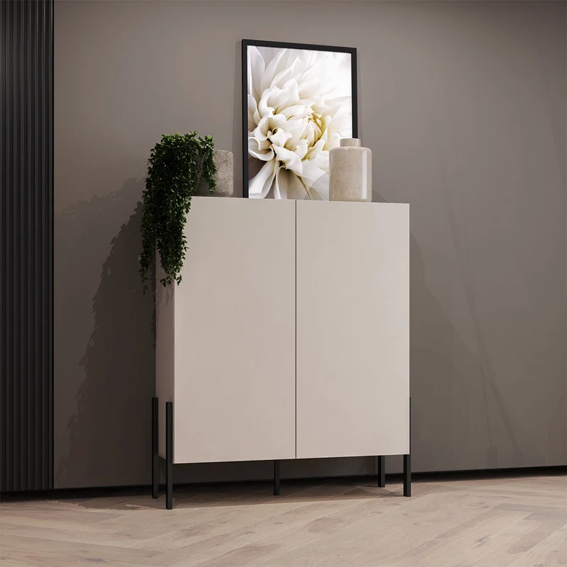 Buffet haut 2 portes Bérénice Cachemire