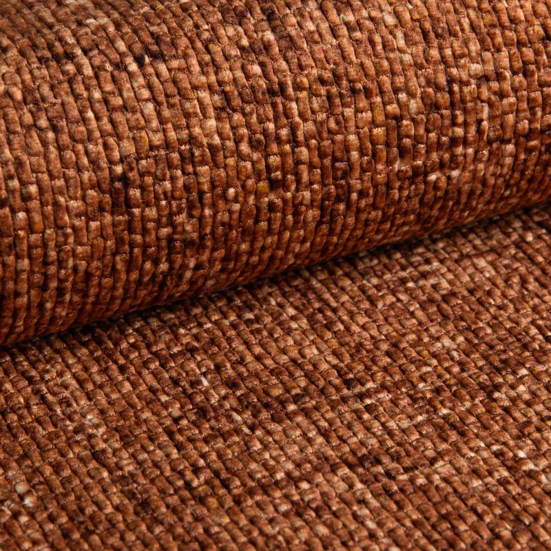 Canapé d'angle réversible et convertible 3 places avec coffre Lazare Terracotta