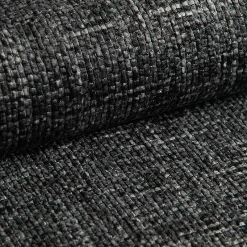 Canapé d'angle réversible et convertible 3 places avec coffre Lazare Gris foncé