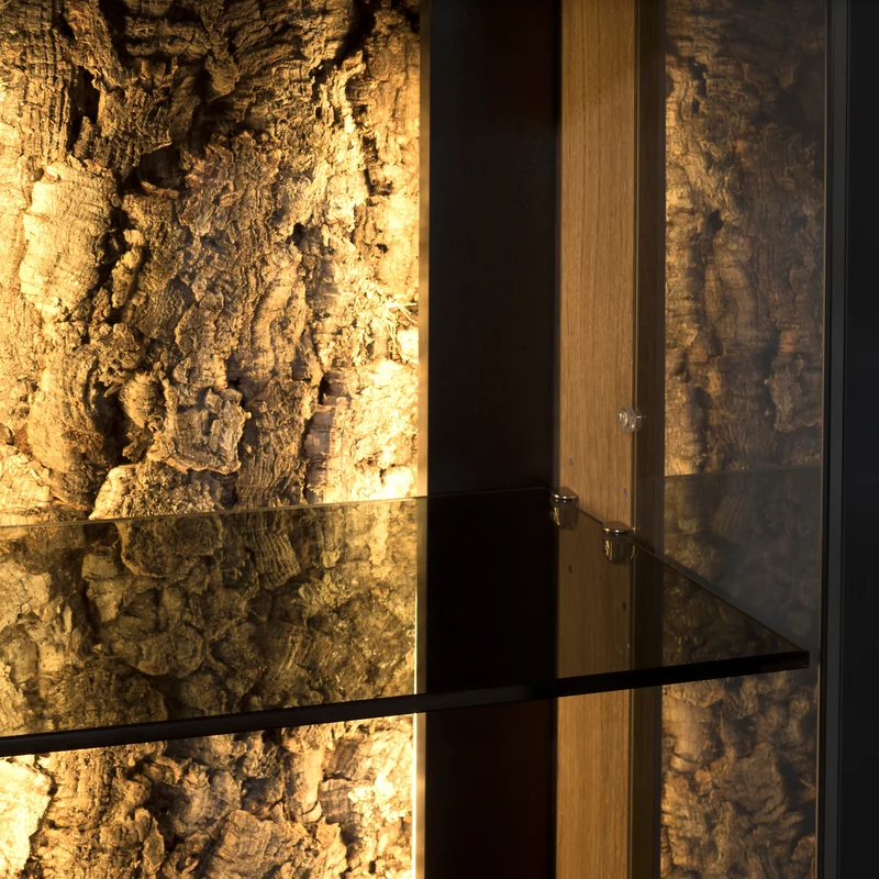 Vitrine en chêne NAPOLI | LoftStory
