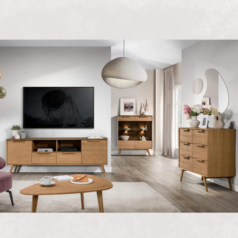 Meuble TV en chêne LEO 25 | LoftStory