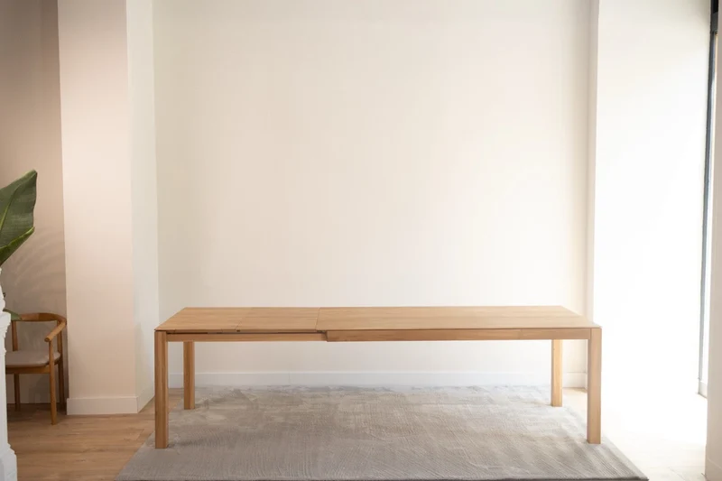 Table de salle à manger extensible en chêne massif VERDI | VESKOR