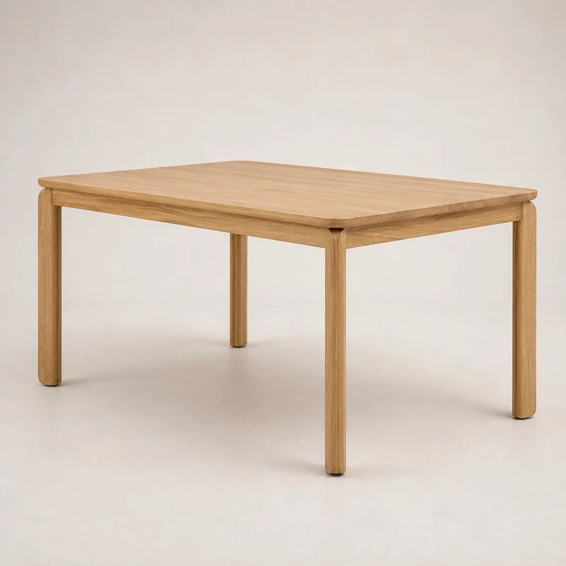 Table de salle à manger fixe en chêne massif GOLF | VESKOR