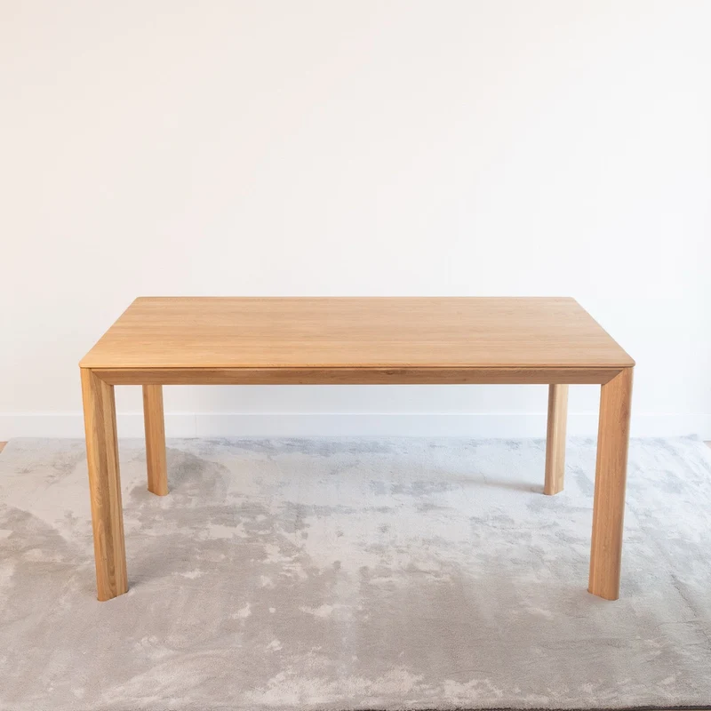 Table de salle à manger fixe en chêne massif DITA | VESKOR