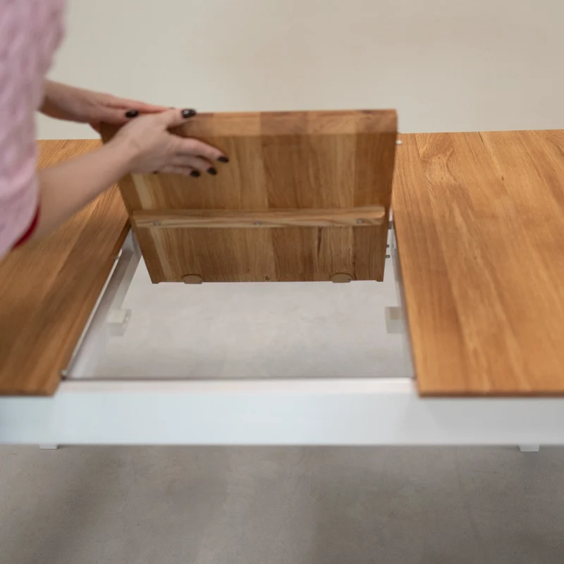 Table à manger extensible en bois massif Lausanne | NordicStory
