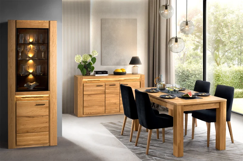 Vitrine en chêne VELVET 10 | LoftStory
