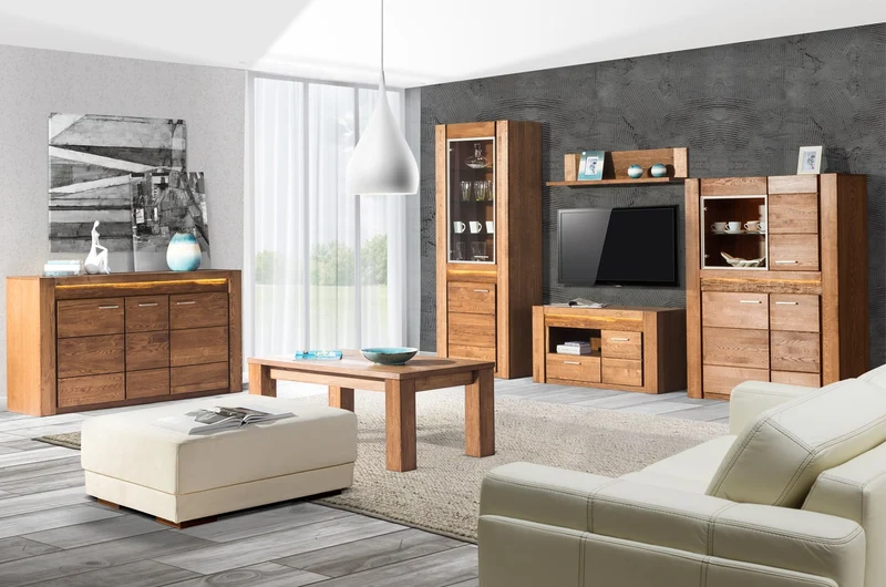 Vitrine en chêne VELVET 10 | LoftStory
