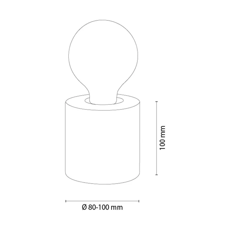 Lampe à poser pin whisky CORE