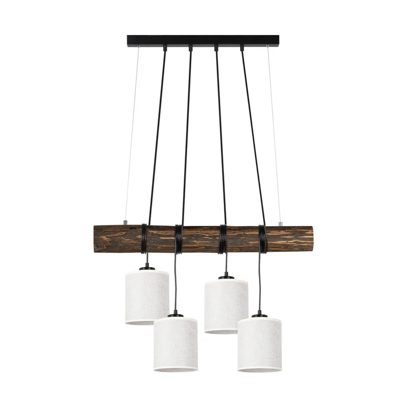 Suspension whisky TRENO 4 abats jours