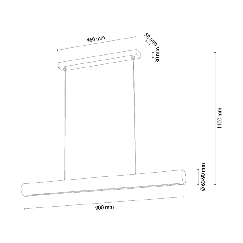 Suspension VUVODI bois WHISKY