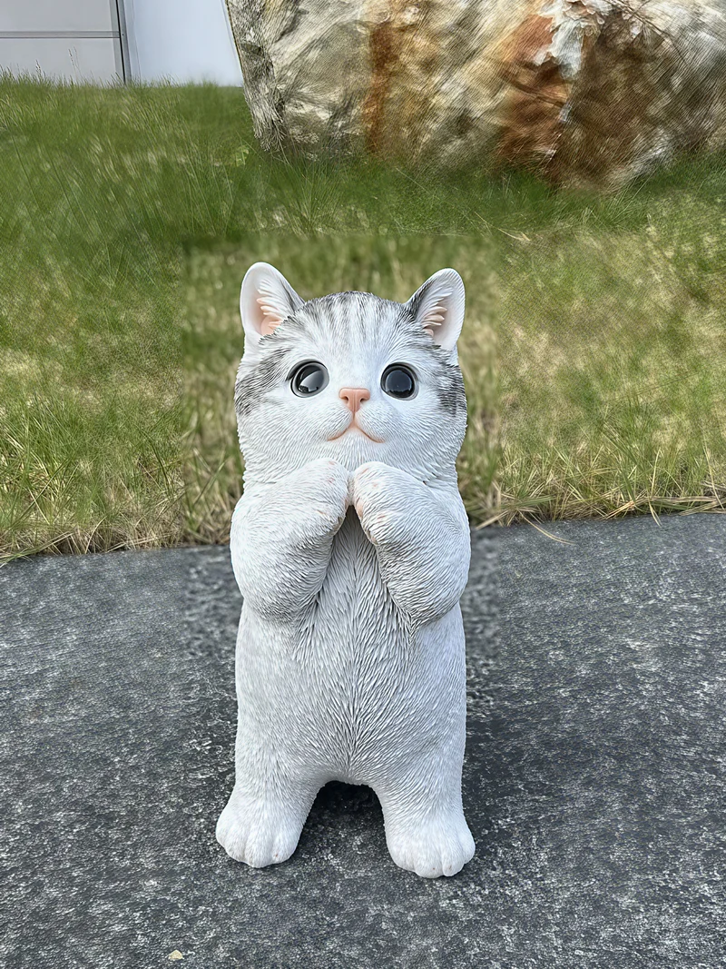 SOREAL™ – STANDING TABBY CAT SCULPTURE – 87699-02