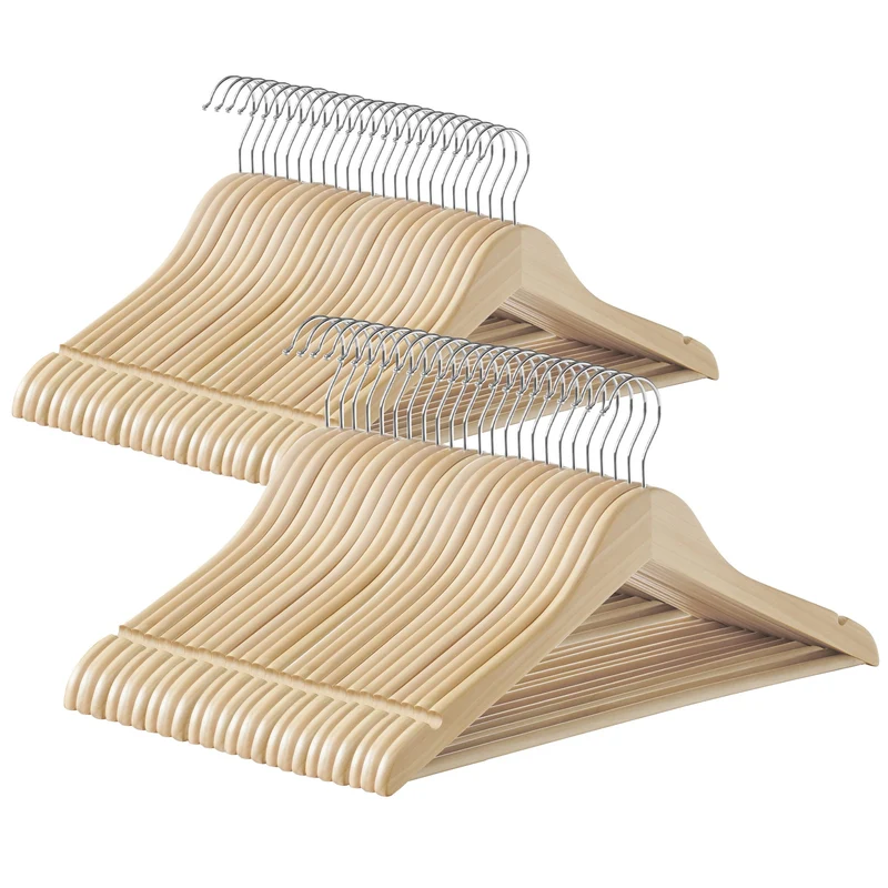 Cintres en Bois Antiglisse