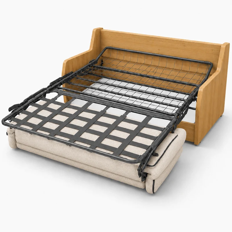 Canapé convertible express écru 140 cm | Refuge