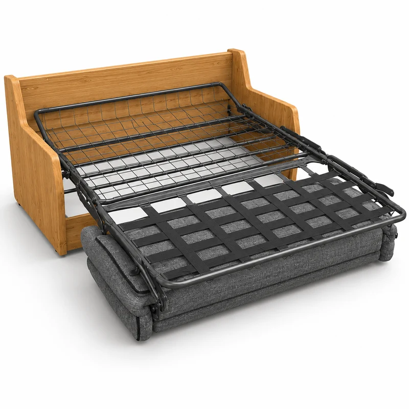 Canapé convertible express gris 140 cm | Refuge
