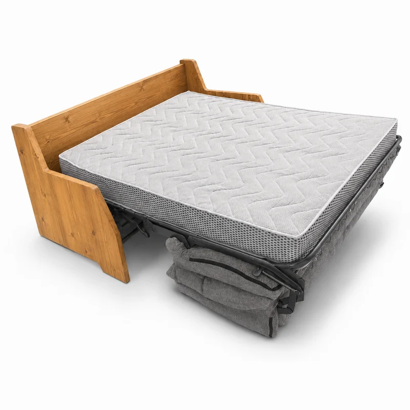 Canapé convertible express gris 140 cm | Refuge