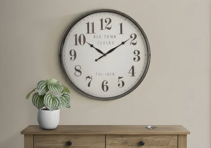 OLD TOWN™ WALL CLOCK – I 9024