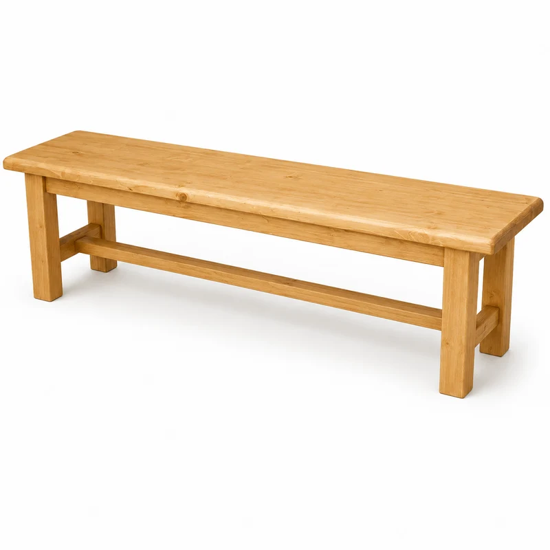 Banc 150cm en épicéa massif huilé miel | OREGON