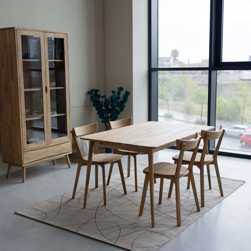 Table à manger extensible en chêne massif MALMO 2 | NordicStory
