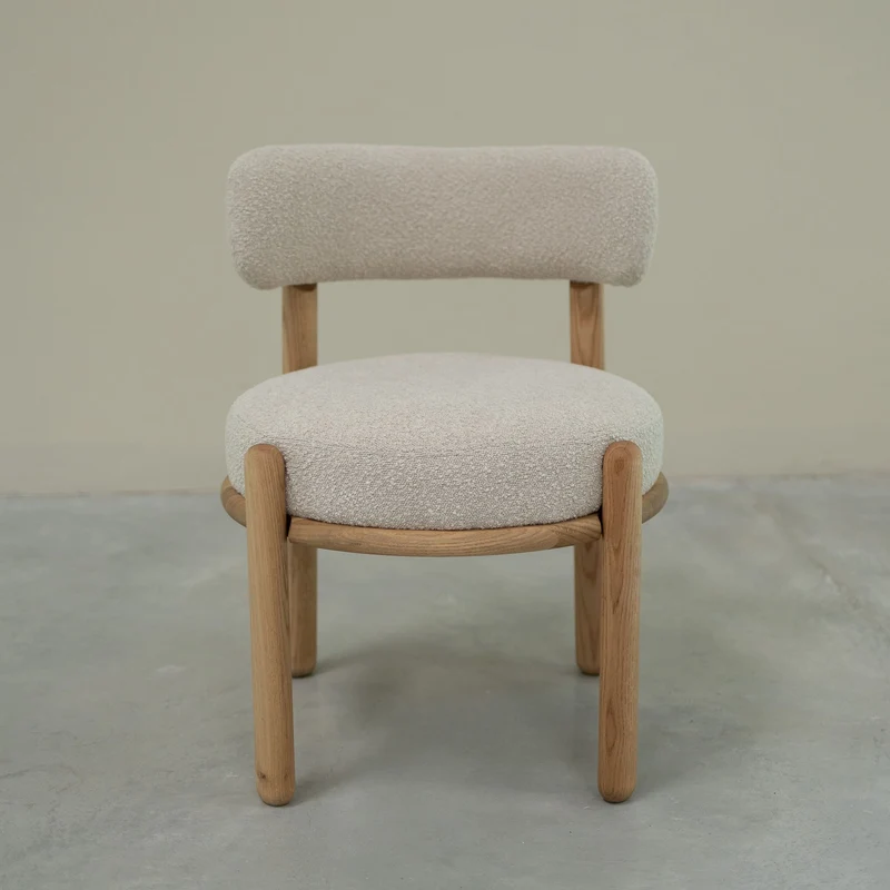 Lot de 2 chaises en chêne massif Lova | NordicStory