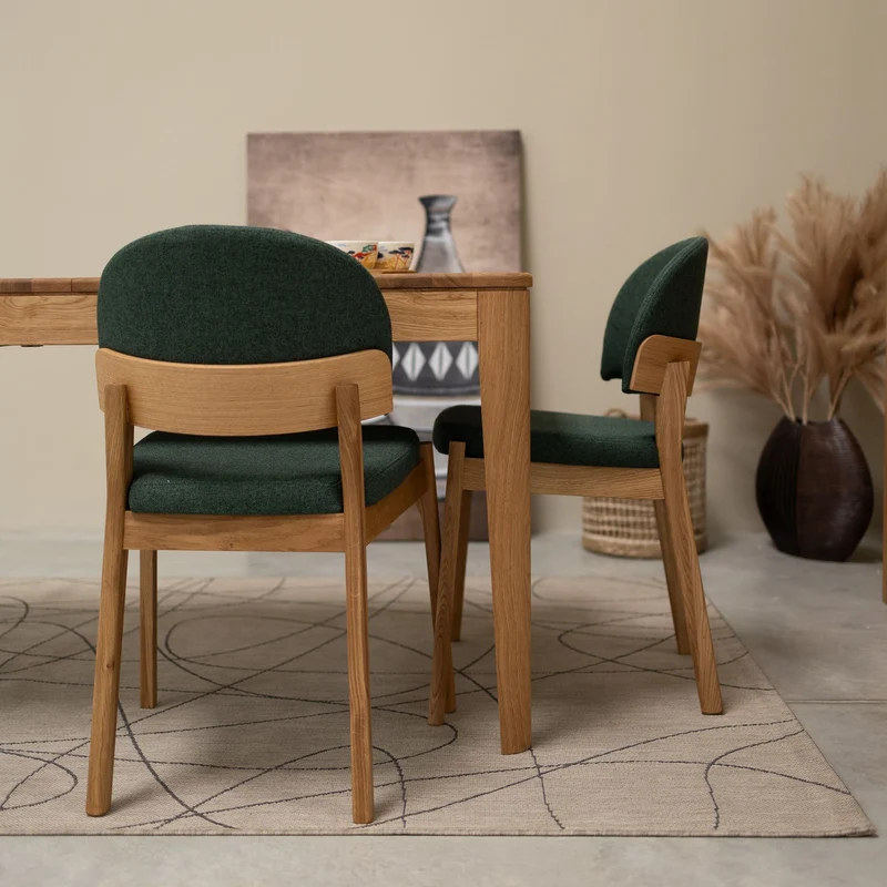Lot de 2 ou 4 chaises en chêne massif « Astrid » | NordicStory