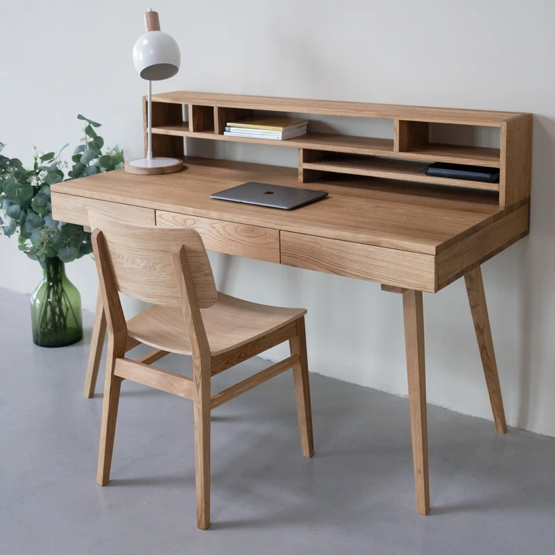 Bureau en chêne massif MALMO 2 | NordicStory