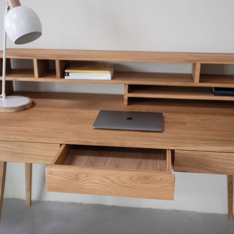Bureau en chêne massif MALMO 2 | NordicStory