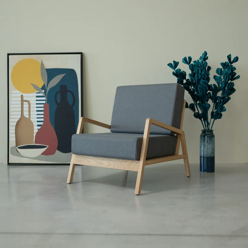 Fauteuil en bois massif SWEDEN | NordicStory