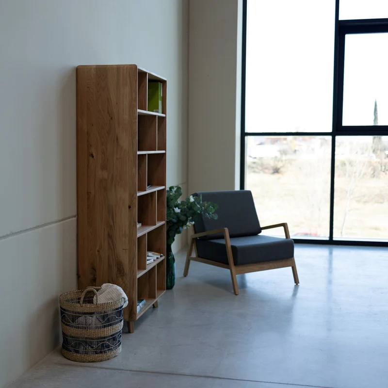 Bibliothèque en bois massif SWEDEN 1 | NordicStory