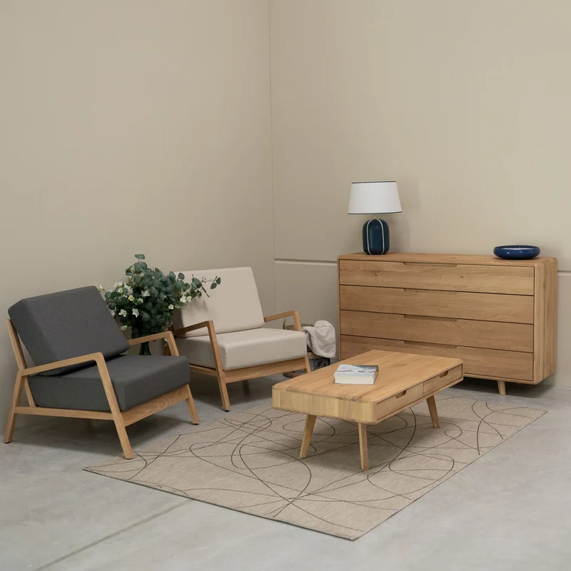 Table basse en bois massif SWEDEN | NordicStory