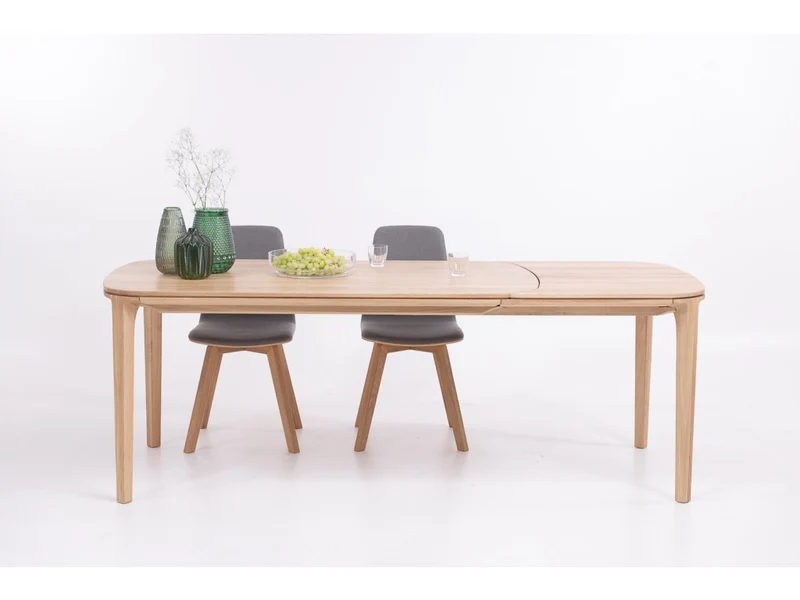 Table de salle à manger extensible en chêne massif IKONA | VESKOR