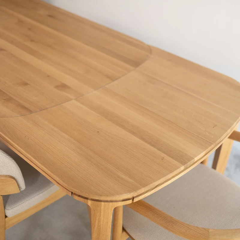 Table de salle à manger extensible en chêne massif IKONA | VESKOR